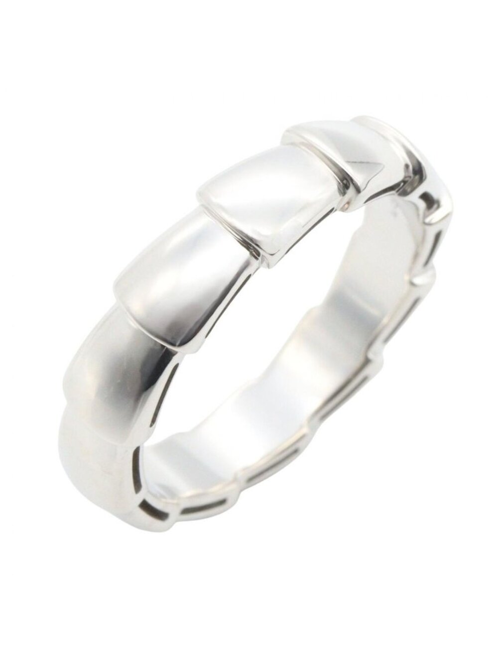 Bvlgari Ring Serpenti Viper 18k White Gold